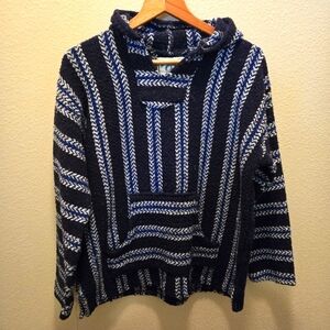 Vintage BAJA JOE Hoodie Pullover Sweater